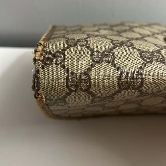 💯 Authentic Gucci Vintage GG Clutch - Picture 6 of 6